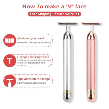 Roller Vibrating Facial Massager