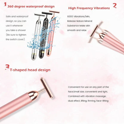 Roller Vibrating Facial Massager