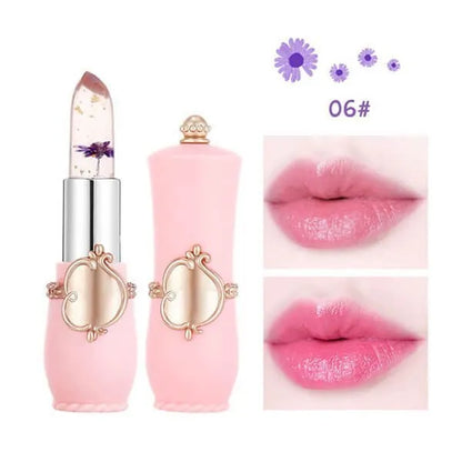 Crystal Jelly Flower Color Changing Lipstick